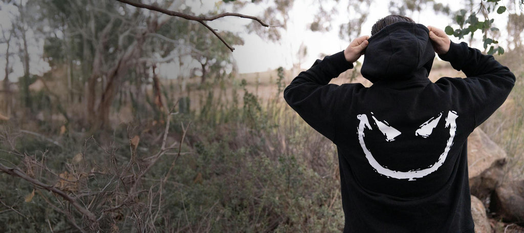 STEDI Classic Hoodie Signature Black (Smiley)