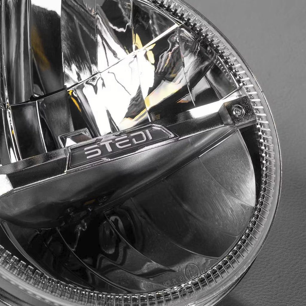 STEDI 7Inch Homage LED Headlight - Chrome (3000K)