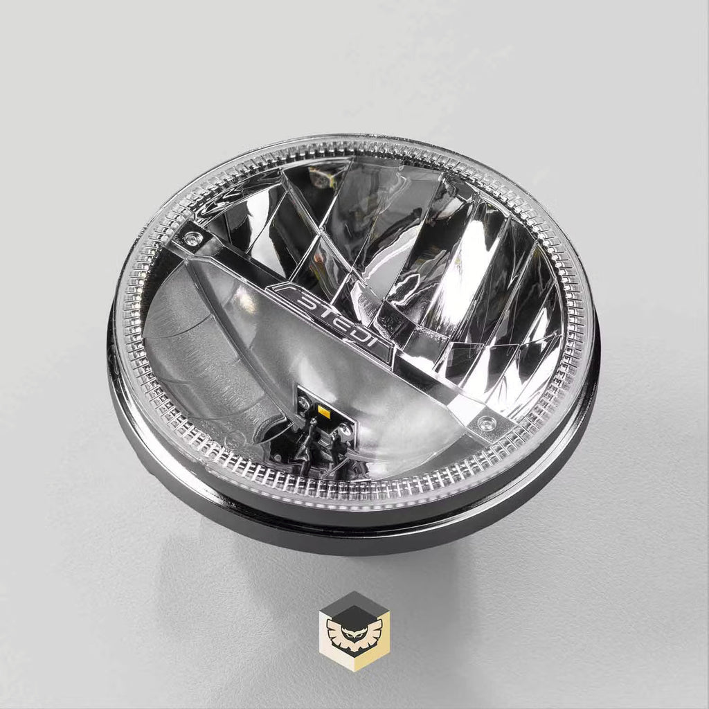 STEDI 7Inch Homage LED Headlight - Chrome (3000K)