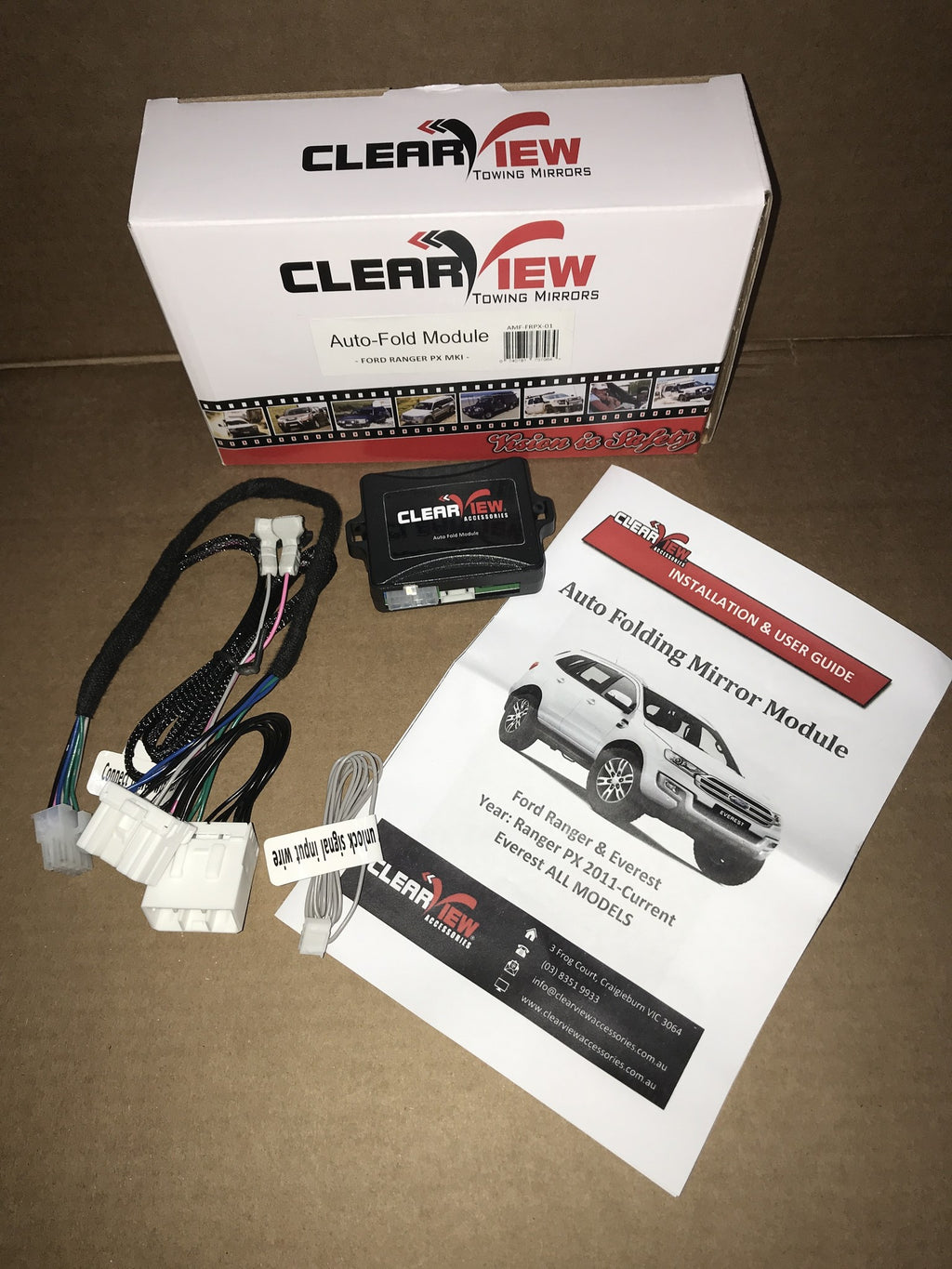 Clearview Auto-Fold module for foldable mirrors
