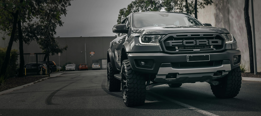 STEDI Ford Ranger Raptor PX3 grille mount with ST3K + high beam adapter