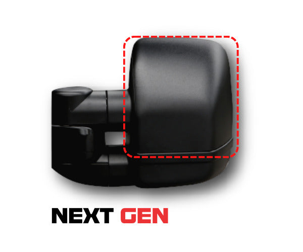 Clearview Next Generation Rearview Mirror Caps - Black