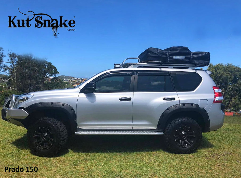 Kut Snake fender flares Isuzu D-Max (2012-2020) - 85mm width - textured surface
