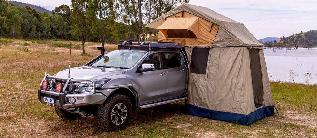 ARB roof tent "SIMPSON III" F/R 2400 x 1400 mm, including awning