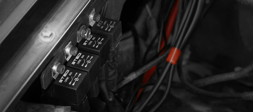 STEDI Plug & Play single high beam wiring harness for DT&DT-P connector connection