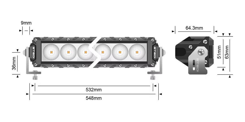 STEDI Light Bar ST3K 21.5 inches