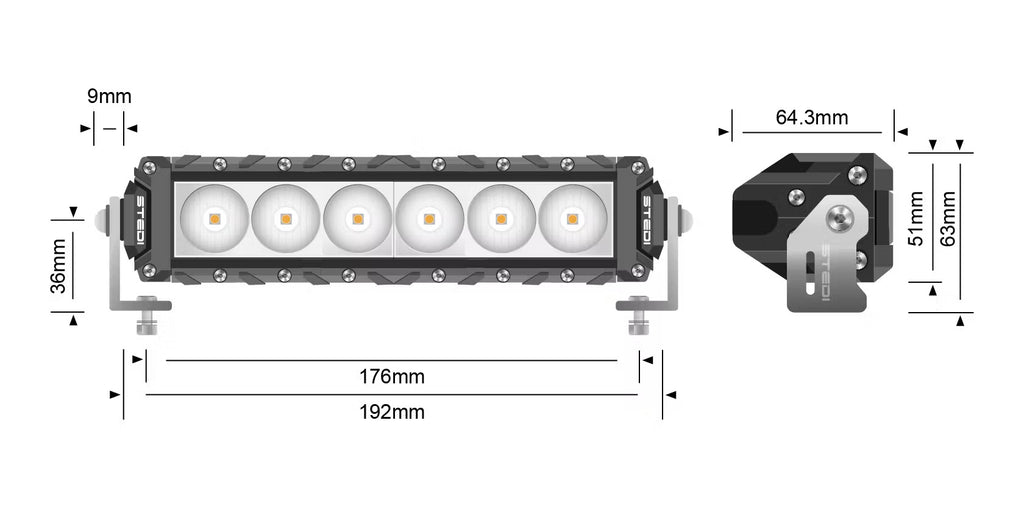 STEDI Light Bar ST3K 7.5 inches