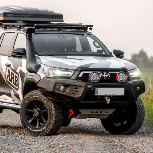 ARB Stealthbar HD winch bumper for Toyota Hilux (from 2015+) with certificate, fog lights, mounting kit