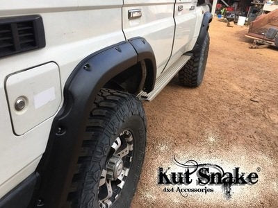 Kut Snake fender flares Toyota Landcruiser 76 Series - 50 mm width
