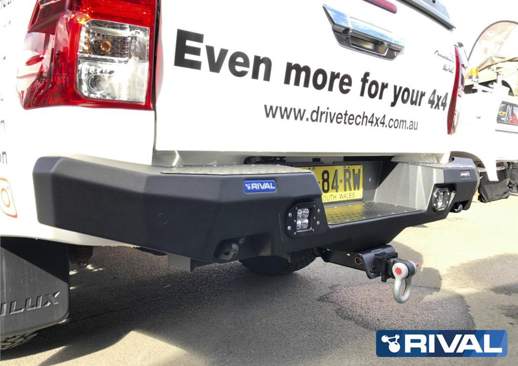 RIVAL4x4 aluminum rear bumper for Toyota Hilux REVO/VIGO (from 2011-)