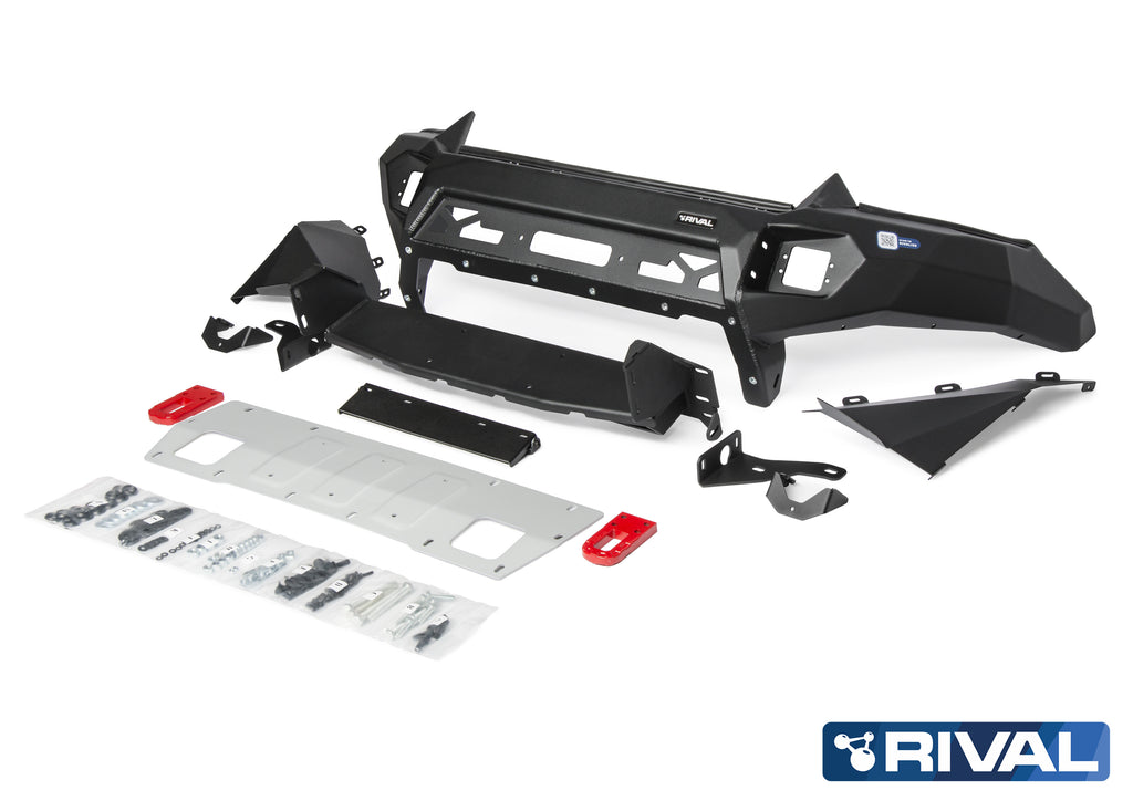 RIVAL4x4 Alu HD winch bumper for ISUZU D-MAX (from 2017-2021)