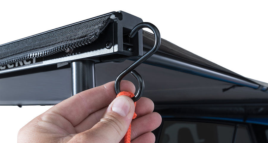 Rhino Rack Sunseeker III awning, with "STOW IT" 2000mm (long) x 2100mm (wide, extension)