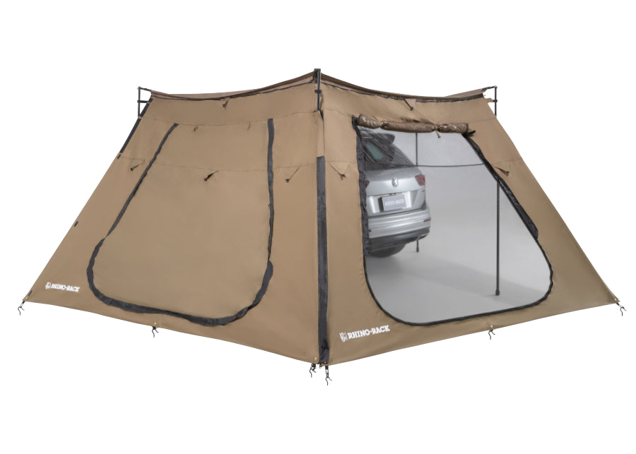 Rhino Rack side panel for Batwing Compact awning, with opening (1 piece)