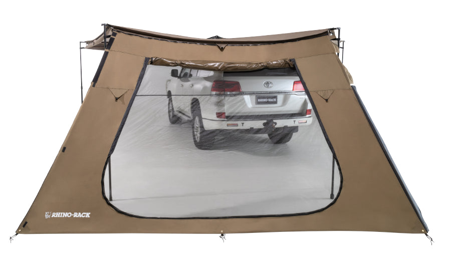 Rhino Rack side panel for Batwing awnings, with opening (1 piece)