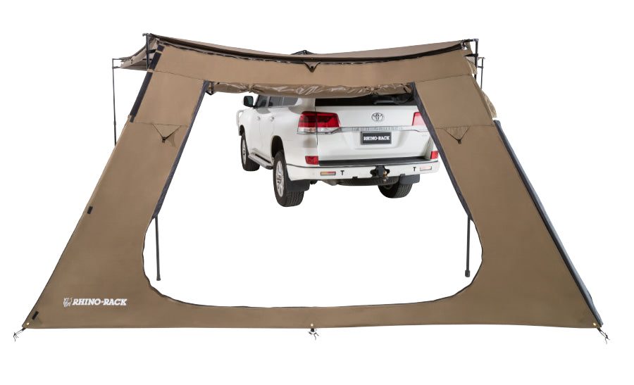 Rhino Rack side panel for Batwing awnings, with opening (1 piece)