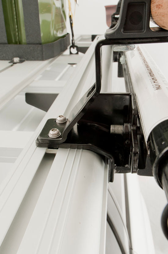 Rhino Rack combination holder for shovel + HiLift for Pioneer platform