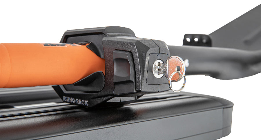 Rhino Rack "Stow It" universal holder for Pioneer, HD & Vortex, lockable