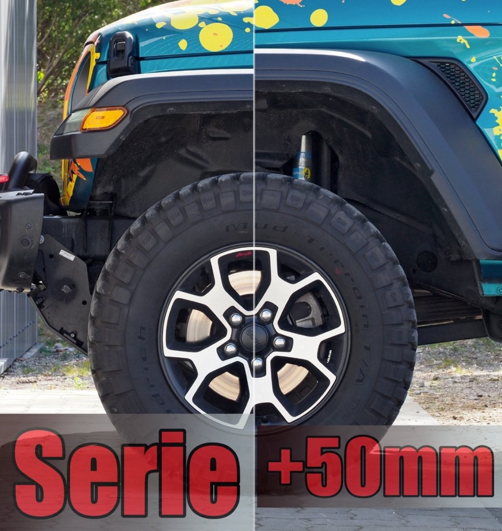 Eibach Pro Lift Kit 50-60mm Jeep Wrangler JL (2018-, 4-door) incl. Geometric Correction Brackets