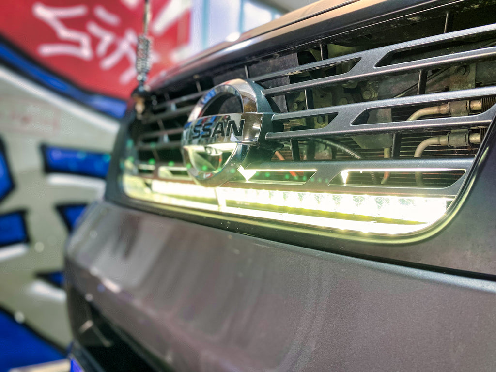 GPC Light Bar Befestigung - Nissan Navara D23 NP300 Kühlergrill