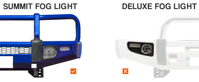 STEDI LED fog lights for ARB Summit Bull Bar