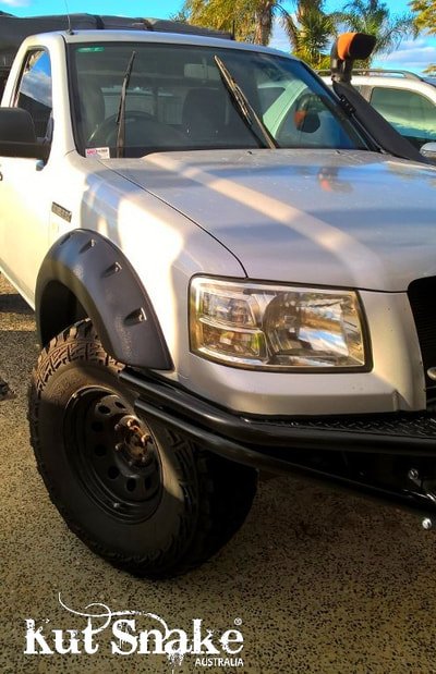 Kut Snake fender flares Ford Ranger PJ/PK - 75mm width - textured surface