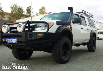 Kut Snake fender flares Ford Ranger PJ/PK - 75mm width - textured surface