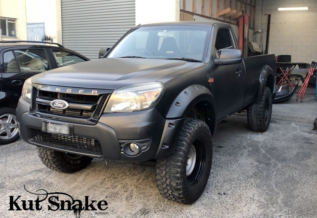 Kut Snake fender flares Ford Ranger PJ/PK - 75mm width - textured surface