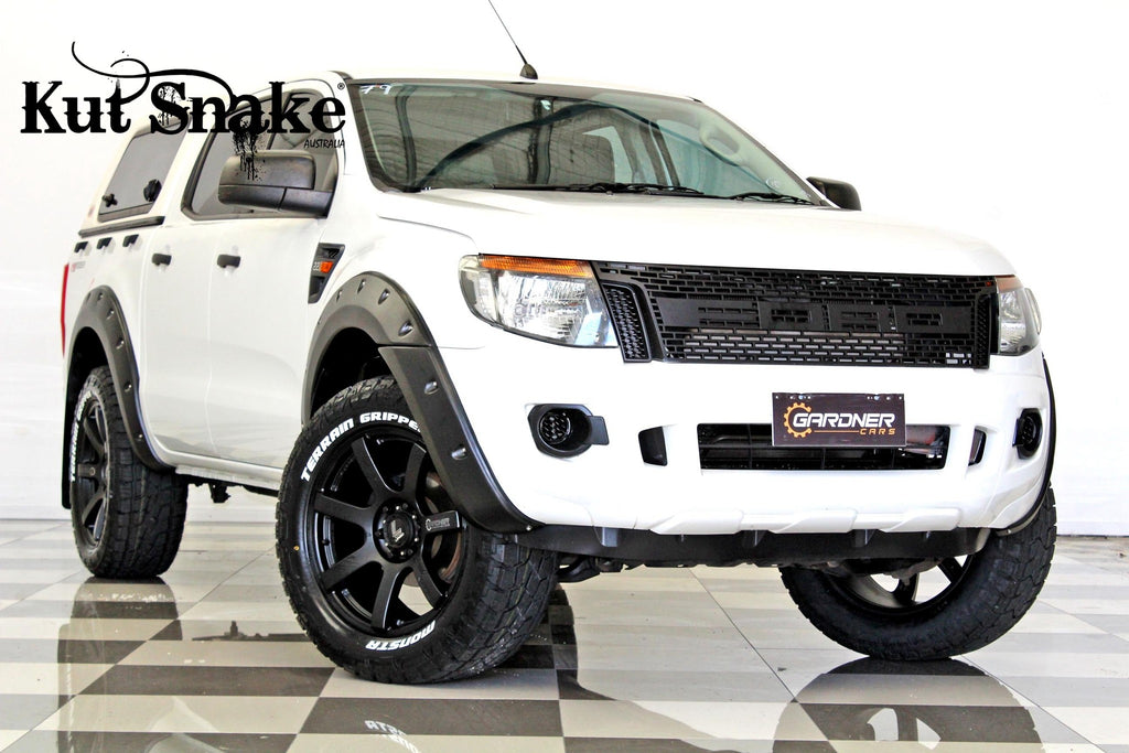 Kut Snake fender flares Ford Ranger PX1 Slim - 40 mm width - structured surface