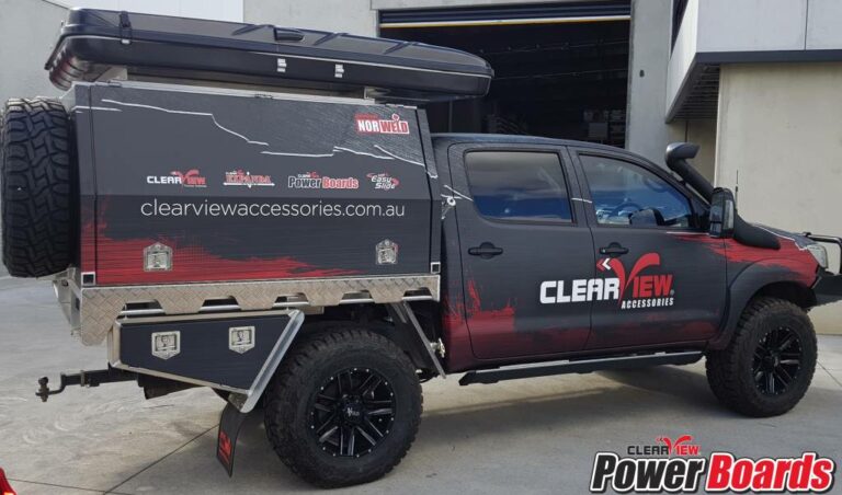 ClearView Electronic Running Boards - Toyota Hilux (2015+)
