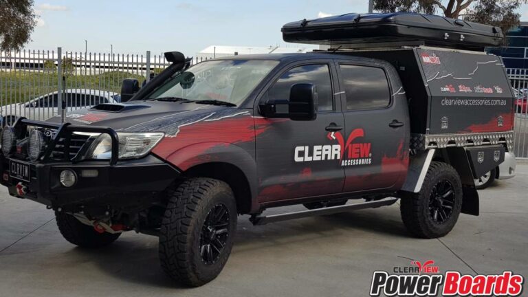 ClearView Electronic Running Boards - Toyota Hilux (2015+)