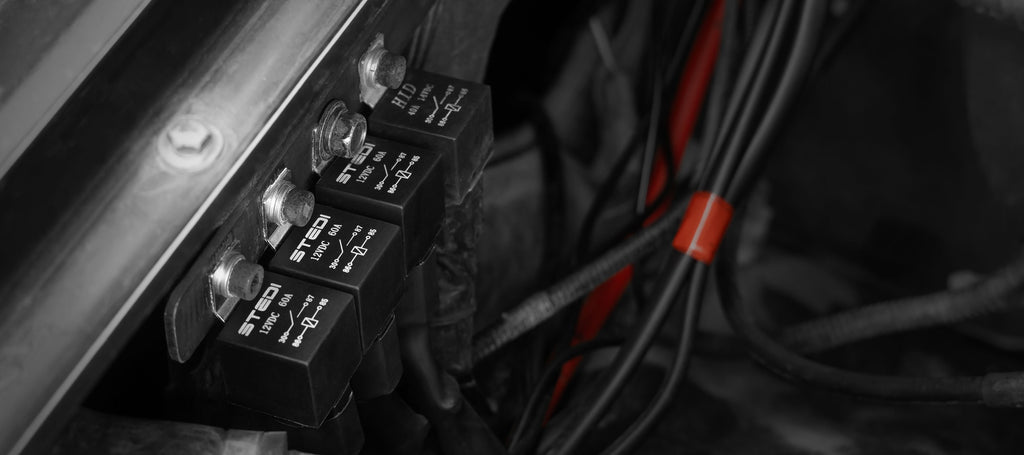 STEDI Plug & Play dual high beam/dual relay wiring harness for DT&DT-P connector connection