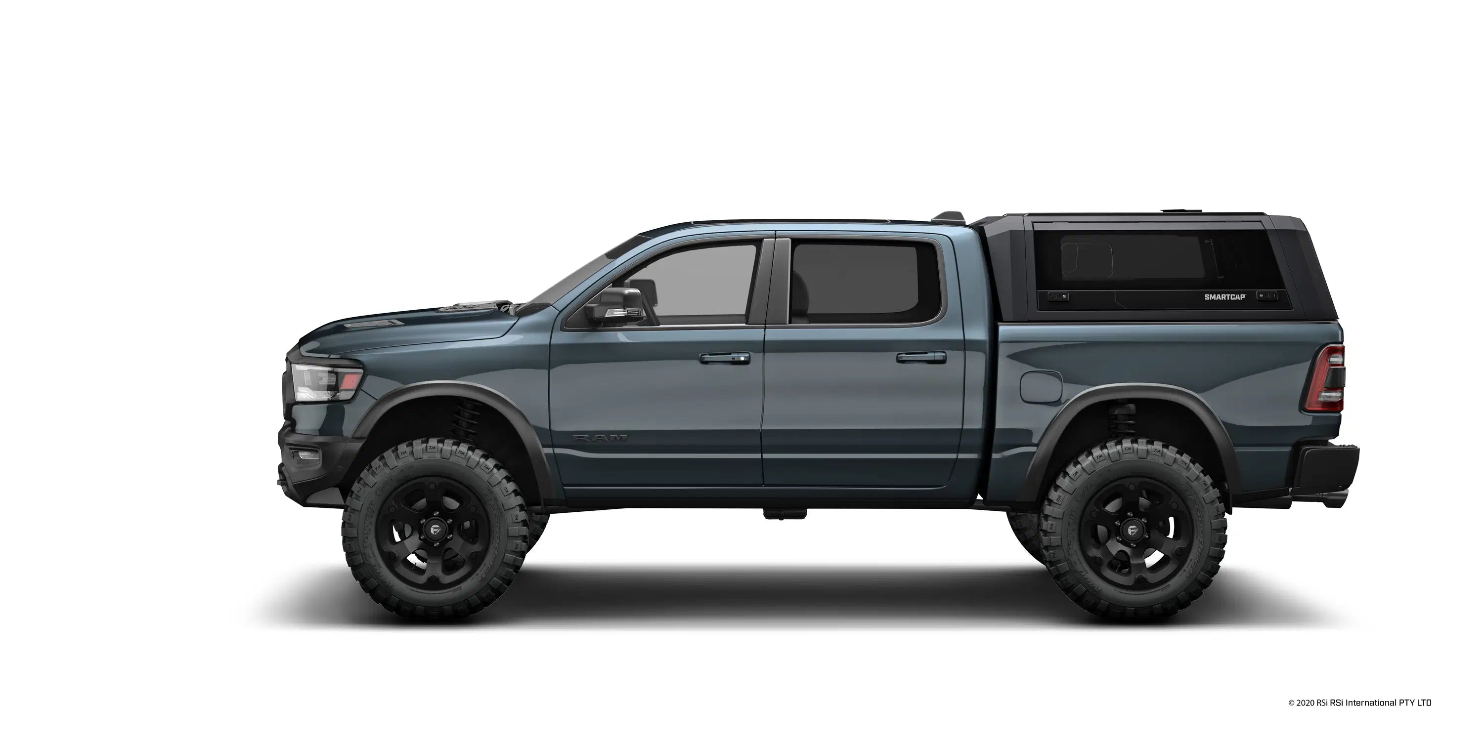 RSI EVO Sport Edelstahl Hardtop - (Dodge) RAM 1500 DoKa (ab 2019-) m. Standard Ladefläche (6,4‘)- Schwarz Matt - GPC-Offroad