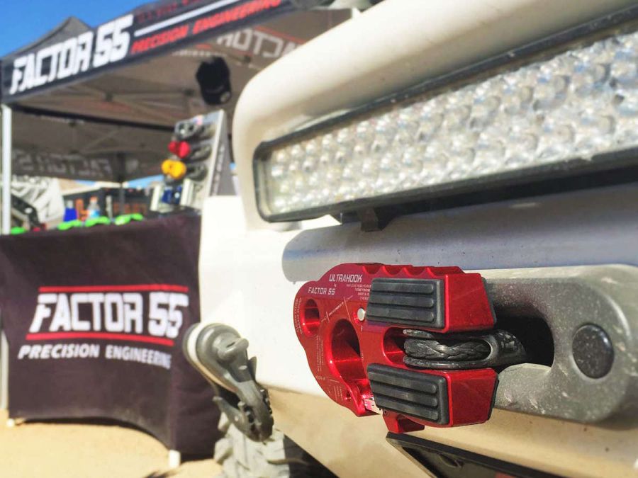 FACTOR55 ULTRAHOOK Windenhaken mit Schäkel, Grau - GPC-Offroad