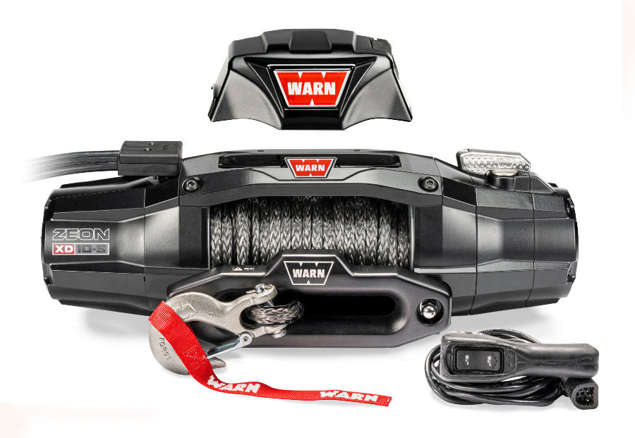 WARN Zeon XD 10s Seilwinde (12V) 4535KG Zugkraft inkl. Kunststoffseil - GPC-Offroad