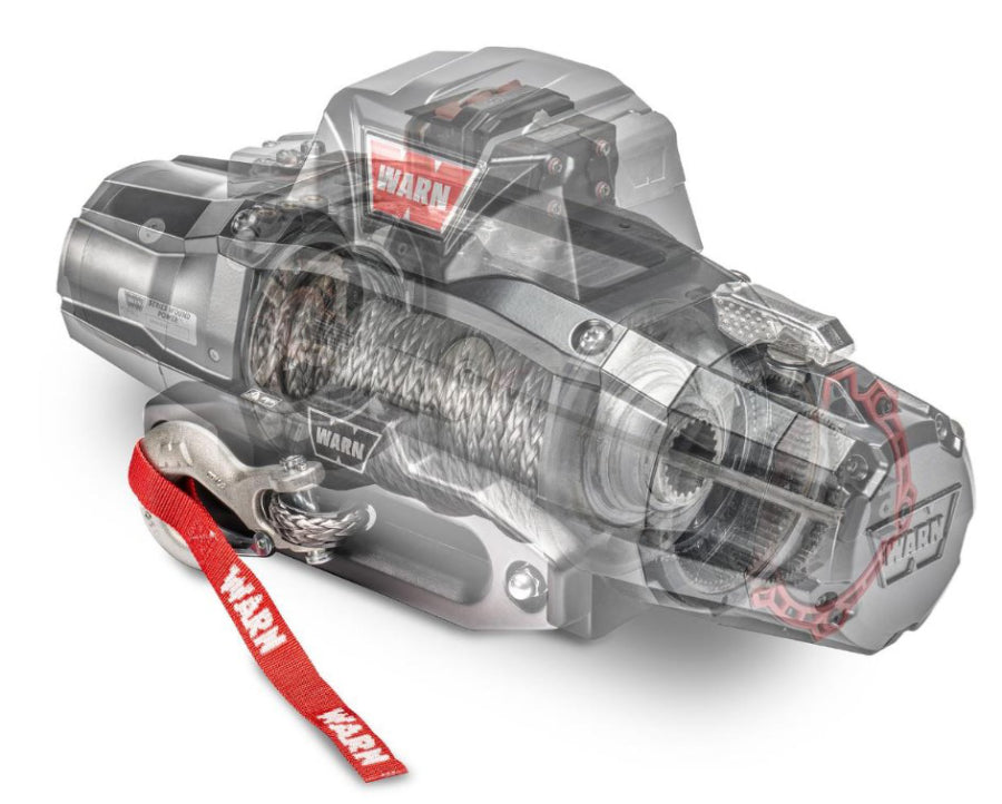 WARN Zeon XD 12s Seilwinde (12V) 5443KG Zugkraft inkl. Kunststoffseil