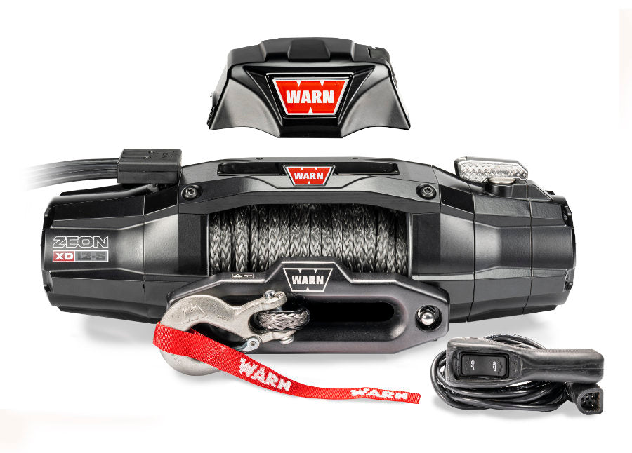 WARN Zeon XD 12s Seilwinde (12V) 5443KG Zugkraft inkl. Kunststoffseil