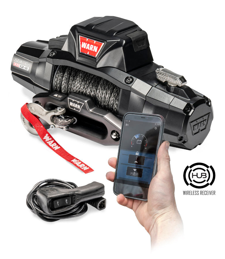 WARN Zeon XD 12s Seilwinde (12V) 5443KG Zugkraft inkl. Kunststoffseil