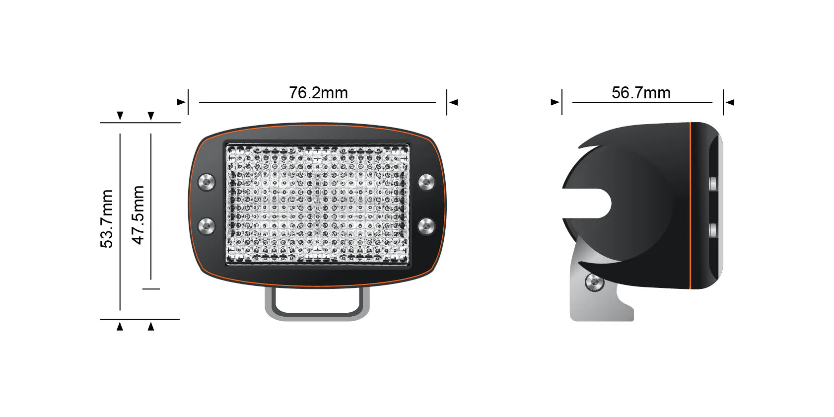 STEDI 10W Mini V2 LED Flood Light - Kaltweiß - GPC-Offroad