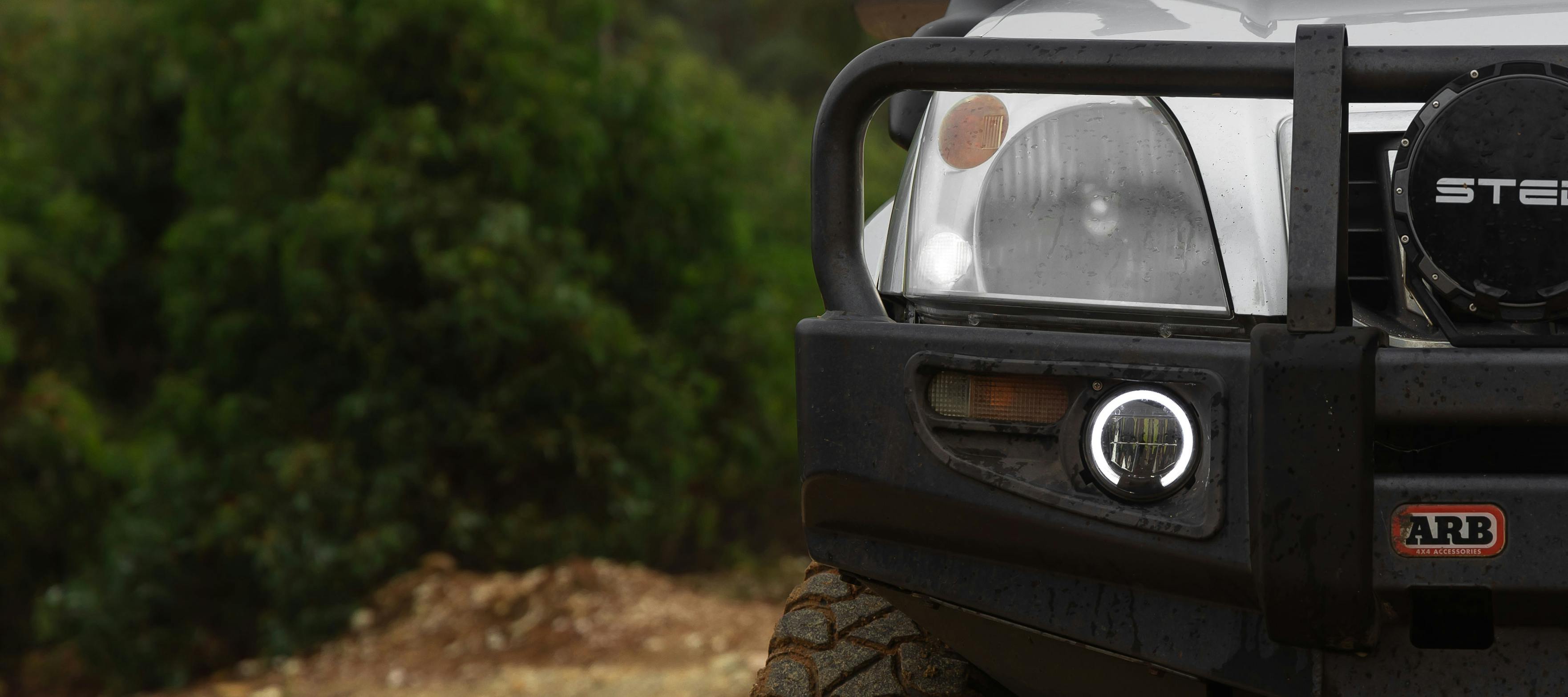 STEDI LED fog lights for ARB Deluxe Bull Bar