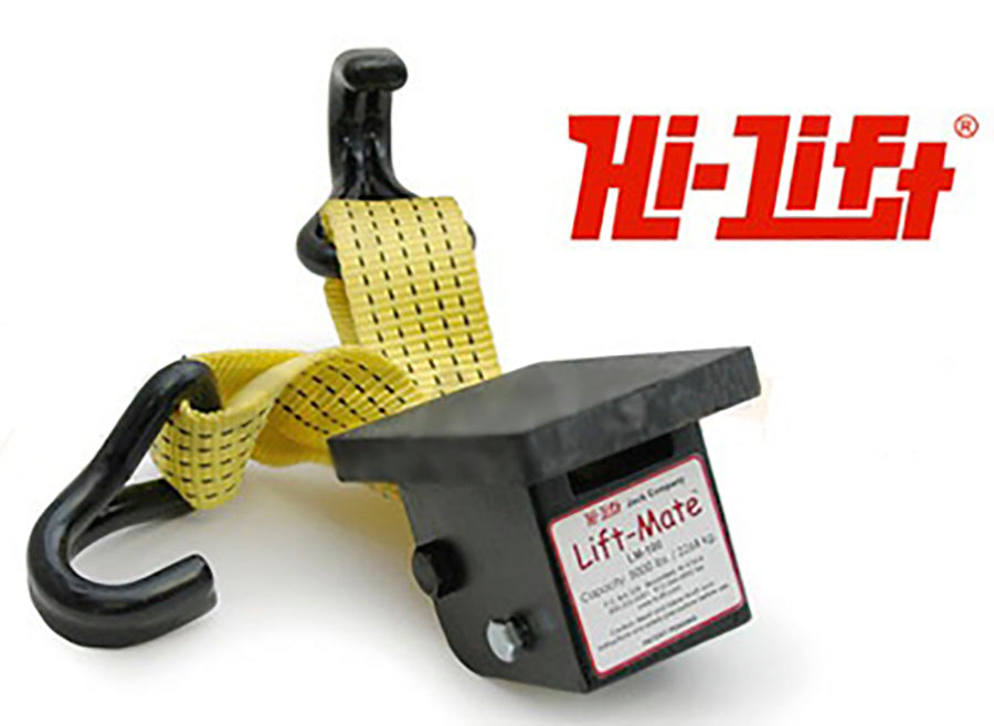 Hi-Lift® Felgenadapter mit Gurt und Haken