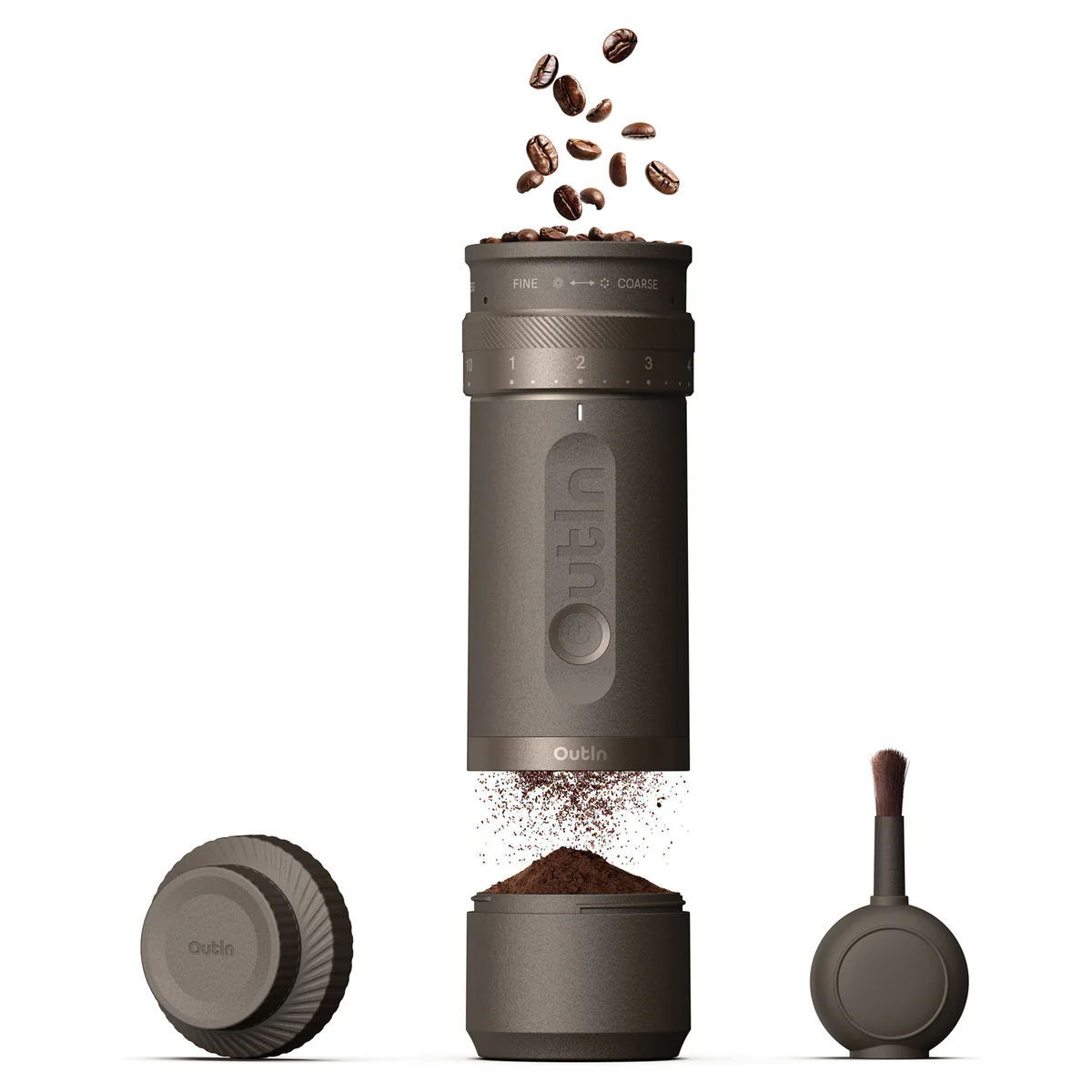 OutIn - Fino - Tragbare Kaffeemühle - Tundrabraun