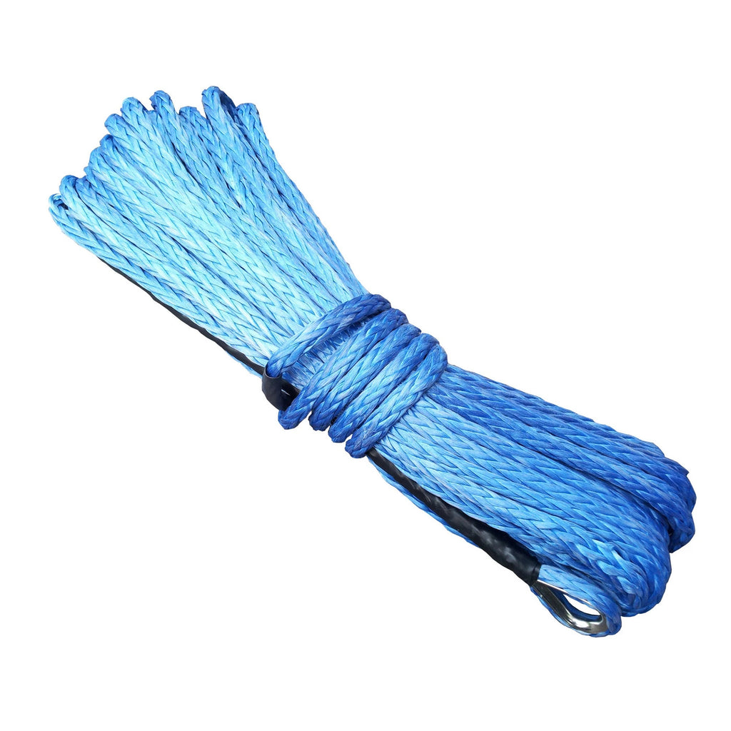 Runva 15m x 6mm Synthetic Rope BLUE