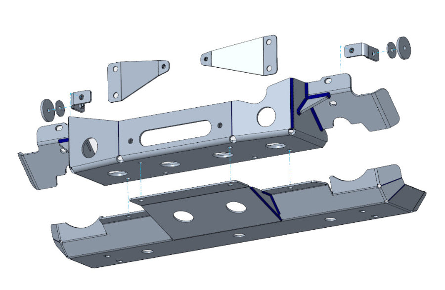 Seilwinden Anbsausatz - Ineos Grenadier (ab 2022-) - GPC-Offroad