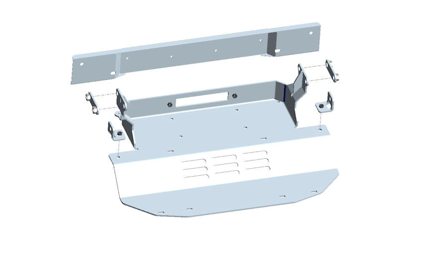 Winch mounting kit - Toyota Hilux REVO (from 2015-)