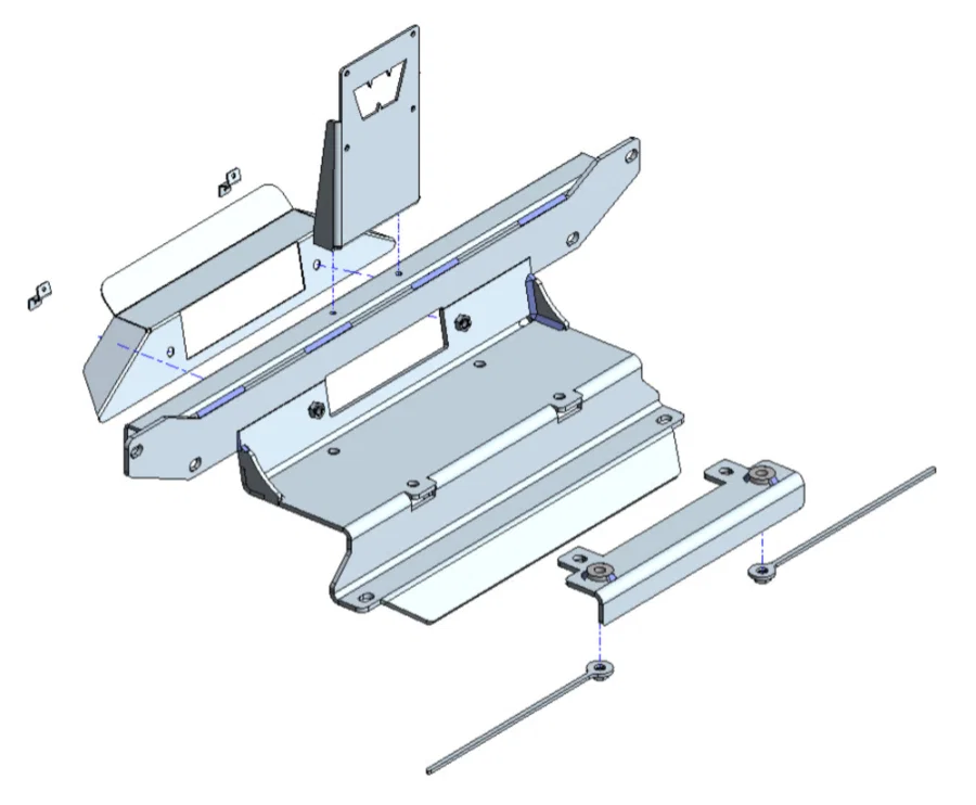 Seilwindenanbausatz - Isuzu DMAX (ab 2020-)