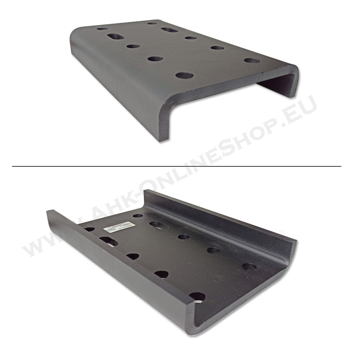 AHK adapter plate - height adjustment for AHK bracket (2 &amp; 4 screws - for 2 hole 90 mm &amp; 4 hole 83x56mm ball) 