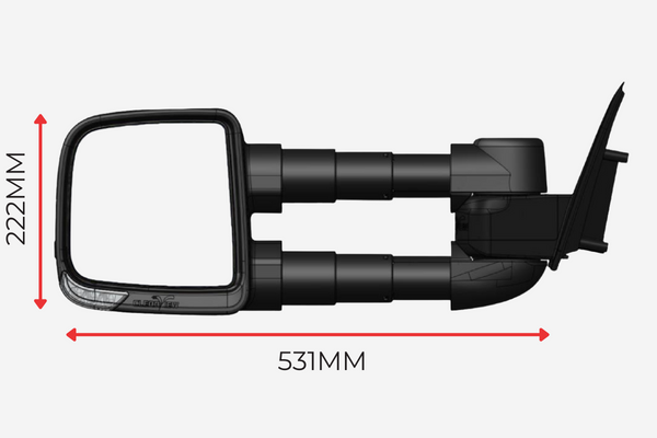 ClearView Rückspiegel Heavy Duty Ford Ranger (ab 2011-2023) - COMPACT