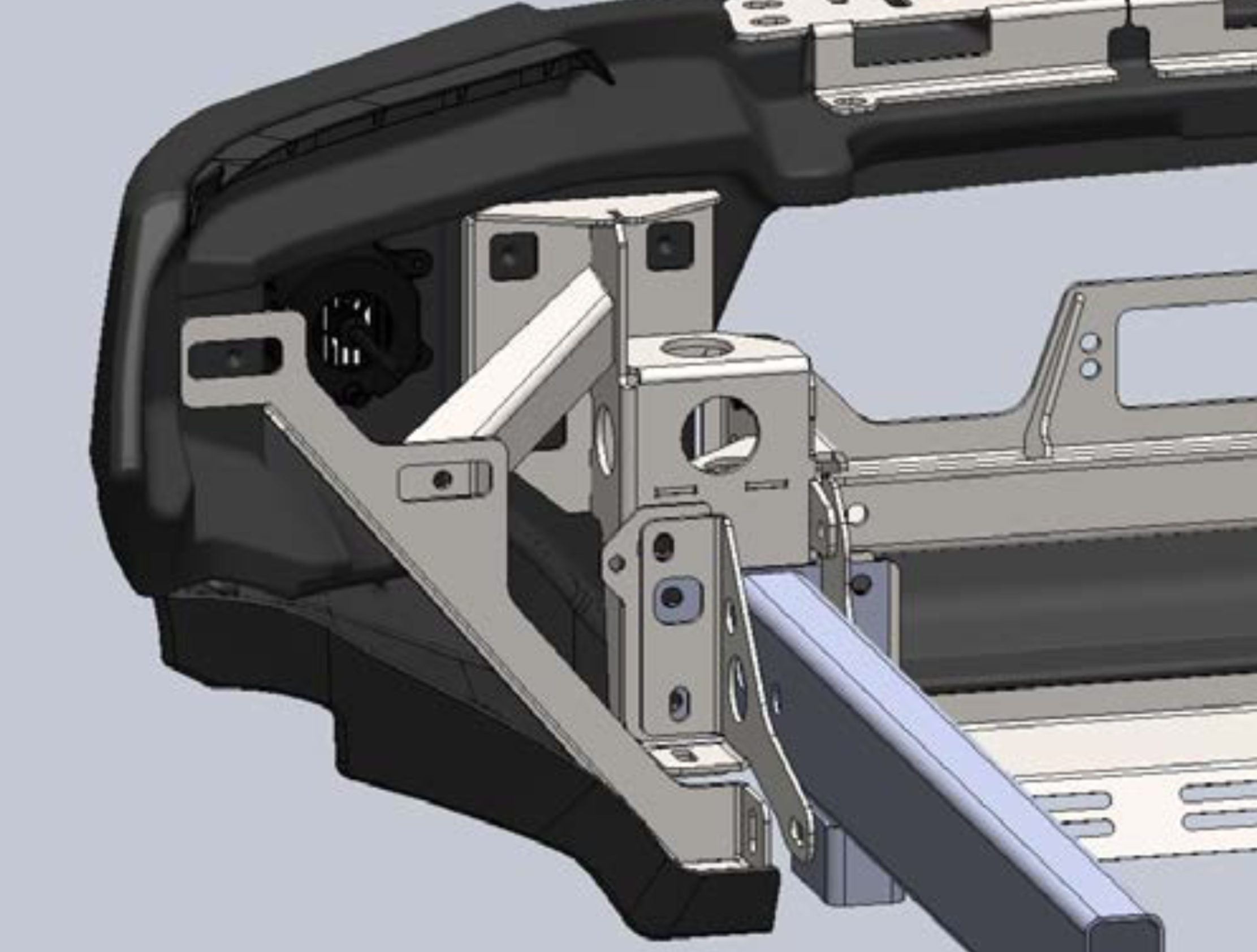 ARB Stealthbar HD-Seilwindenstoßstange für Toyota Hilux (ab 2015+) mit Gutachten, Nebelscheinwerfer, Montagkit