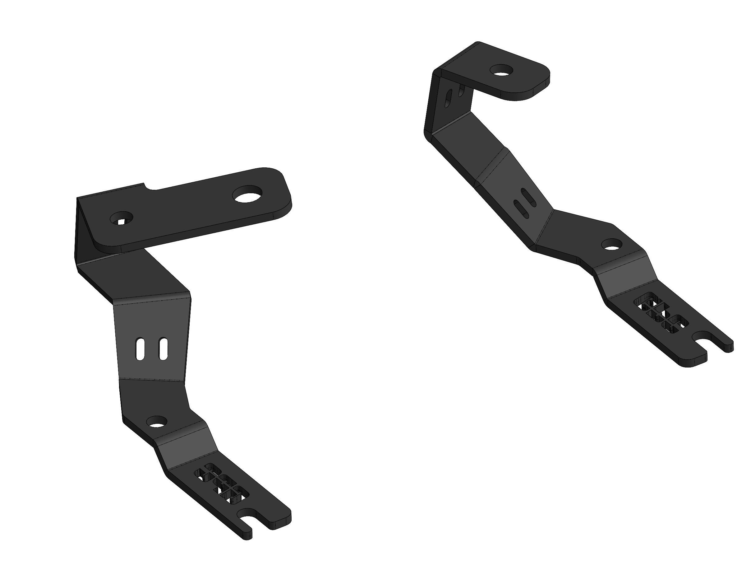 GPC Motorhaubenhalter für LED Spots - Nissan Navara D40 / Pathfinder R51 - GPC-Offroad