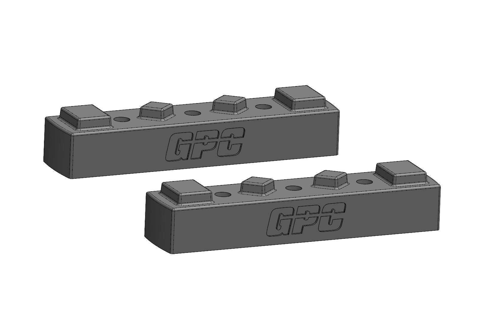GPC-Offorad - Distanz/Adapterstücke (10/20/40mm) für RHINO-RACK™  RLT600 Füße´ (2 Stück) - GPC-Offroad